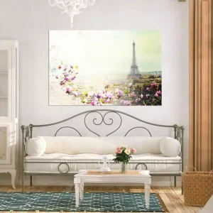 Trygg betalning Tavla Postcards from Paris (1 Part) Wide 90x60 - Inredning & dekor