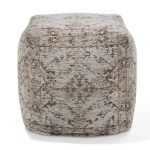 Sittpuff Meerut 42 cm Brun - Möbler Lågt pris