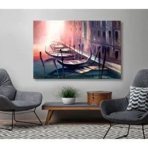 Tavla Early Morning in Venice 90x60 - Inredning & dekor Sänkt pris