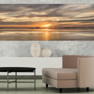 TAVLA Cloudy Evening (1 Part) Narrow 135x45 - Inredning & dekor Premium