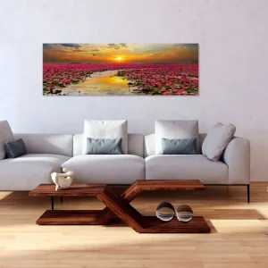 TAVLA Lily Field (1 Part) Narrow 150x50 - Inredning & dekor Rabatt