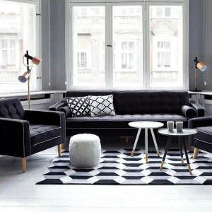 Owens Golvlampa 130 cm Svart - Belysning Sänkt pris