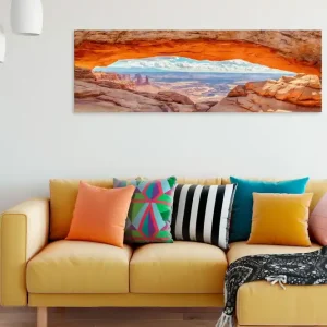 Snabb frakt TAVLA Canyon in Utah (1 Part) Narrow 150x50 - Inredning & dekor
