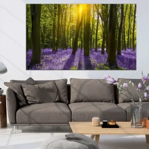 TAVLA Hyacinth Field (1 Part) Narrow 150x50 - Inredning & dekor Bästa pris
