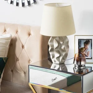 Snabb leverans Bordslampa Allika 28 cm Guld - Belysning
