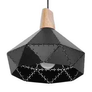 Trygg betalning Somme Taklampa 26 cm Svart - Belysning