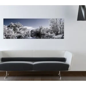 Tavla Wintry Lake 135x45 - Inredning & dekor Kampanjpris