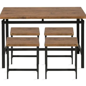 Kampanjpris Arlington Matgrupp 75 cm Svart - Möbler