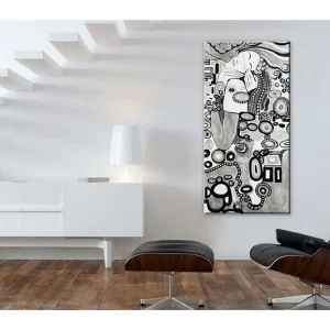 Tavla Silver Love 30x60 - Inredning & dekor Fri frakt