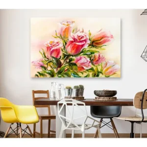 Snabb leverans Tavla Wonderful Roses 120x80 - Inredning & dekor