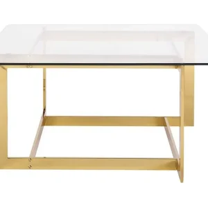 Sänkt pris Crystal Soffbord 80 cm Guld - Möbler