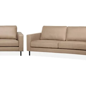 Savalen Soffgrupp 3-Sits+Fåtölj Beige - Möbler Begränsad tid
