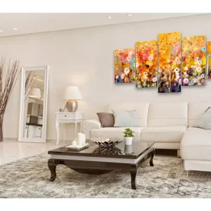 Snabb leverans Tavla Amber Garden 200x100 - Inredning & dekor