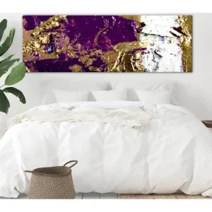 Tavla Purple Wave (1 Part) Narrow 135x45 - Inredning & dekor Fri frakt