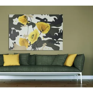 Snabb leverans TAVLA Målad av vallmo 120x80 - Inredning & dekor