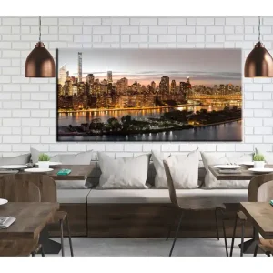 Tavla Evening Manhattan 120x60 - Inredning & dekor Begränsat antal