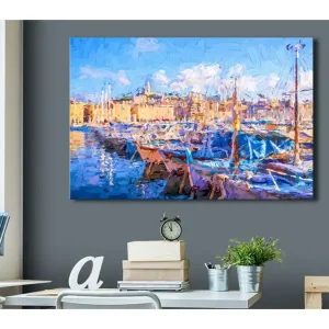 TAVLA Blue Port 60x40 - Inredning & dekor Endast idag