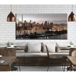 Tavla Manhattan at Twilight 120x60 - Inredning & dekor Billig