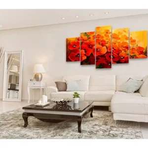 Tavla Land of Poppies 100x50 - Inredning & dekor Rea
