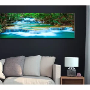 Tavla Sapphire Waterfalls 120x40 - Inredning & dekor Beställ nu