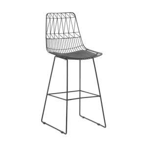 Fri frakt Preston Barstol 48 cm Svart - Möbler