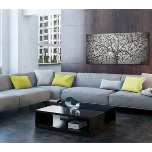 Tavla Silver Tree 60x30 - Inredning & dekor Populärt val