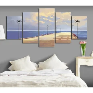 Tavla Seaside Walk 100x50 - Inredning & dekor Erbjudande