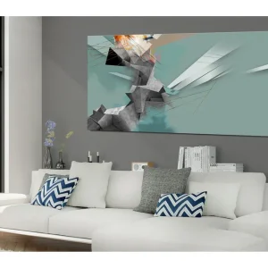 Billig Tavla Geometrical Madness 120x60 - Inredning & dekor