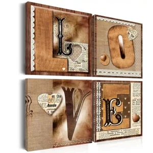 Tavla Boken om kärlek 60x60 - Inredning & dekor Kundfavorit