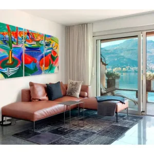 Begränsad tid Tavla Sea of Colours 60x30 - Inredning & dekor