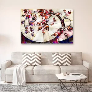 Tavla Stylish Tree (1 Part) Wide 90x60 - Inredning & dekor Endast denna vecka
