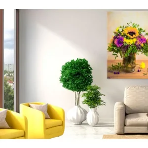 Tavla Flowery Charm 60x90 - Inredning & dekor I lager