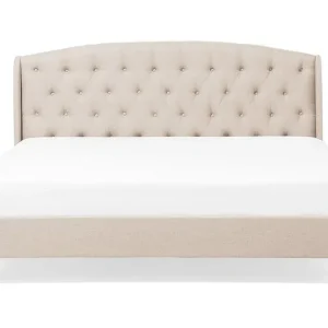 Säker betalning Bedly Bordeau Dubbelsäng 180 | 200 cm Beige - Möbler