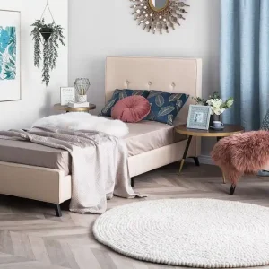 Erbjudande Bedly Nattaro Sängram 90x200 cm Beige - Möbler