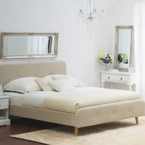 Bästa pris Bedly Rennes Dubbelsäng 180|200 cm Beige - Möbler