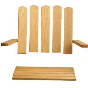 Snabb frakt Träsats A2, 50 Cm Obehandlad Furu, Inkl. Skruv 50 Cm Sittbredd