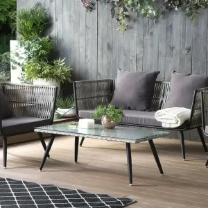 Ragusa Loungegrupp Utomhus 156 cm Grå - Utemöbler & utemiljö Beställ nu