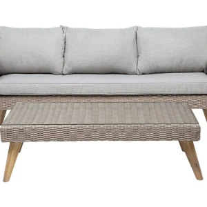 Vittoria xl Loungegrupp Utomhus 120 cm Trä/Natur - Utemöbler & utemiljö Kundfavorit