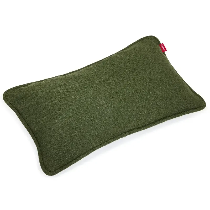 recycled puff kudde boucle leaf green Kundfavorit