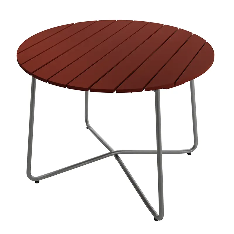 Begränsat antal 9A bord 100 cm Mörkröd / Varmförzinkat