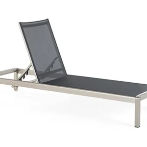 Fossato Solsäng 64|198 cm Svart - Utemöbler & utemiljö I lager