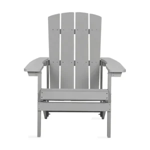 Billig Adirondack Däckstol 88|75|88 cm Grå - Utemöbler & utemiljö