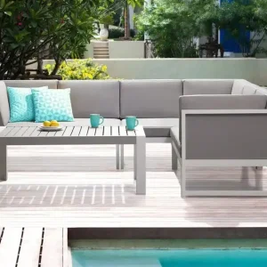 Outlet Vinci Loungegrupp Utomhus 120 cm Grå - Utemöbler & utemiljö
