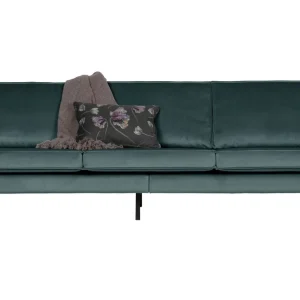 Beställ nu WOOOD Lissbon 3-sits Soffa Sammet Blågrön - Möbler