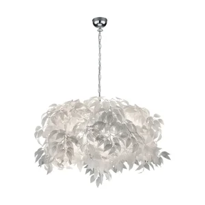 Rabatter Trio Lighting Leavy Taklampa 70cm 4L E14 vit Vit - Belysning