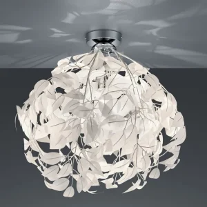 Trio Lighting Leavy Plafond 38cm E27 vit Vit - Belysning Billig