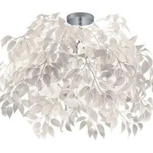 Trio Lighting Leavy Plafond 70cm 3L E27 vit Vit - Belysning Beställ nu