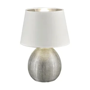 Trio Lighting Luxor bordslampa 35cm E27 silver Silver - Belysning Kampanjpris
