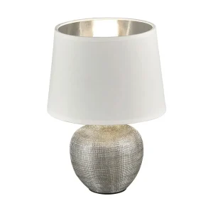 Trio Lighting Luxor bordslampa 26cm E27 silver silver - Belysning Reapris