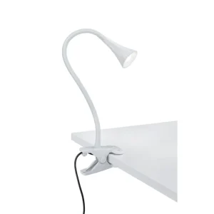 Sista chansen Trio Lighting Viper LED klämlampa vit Vit - Belysning